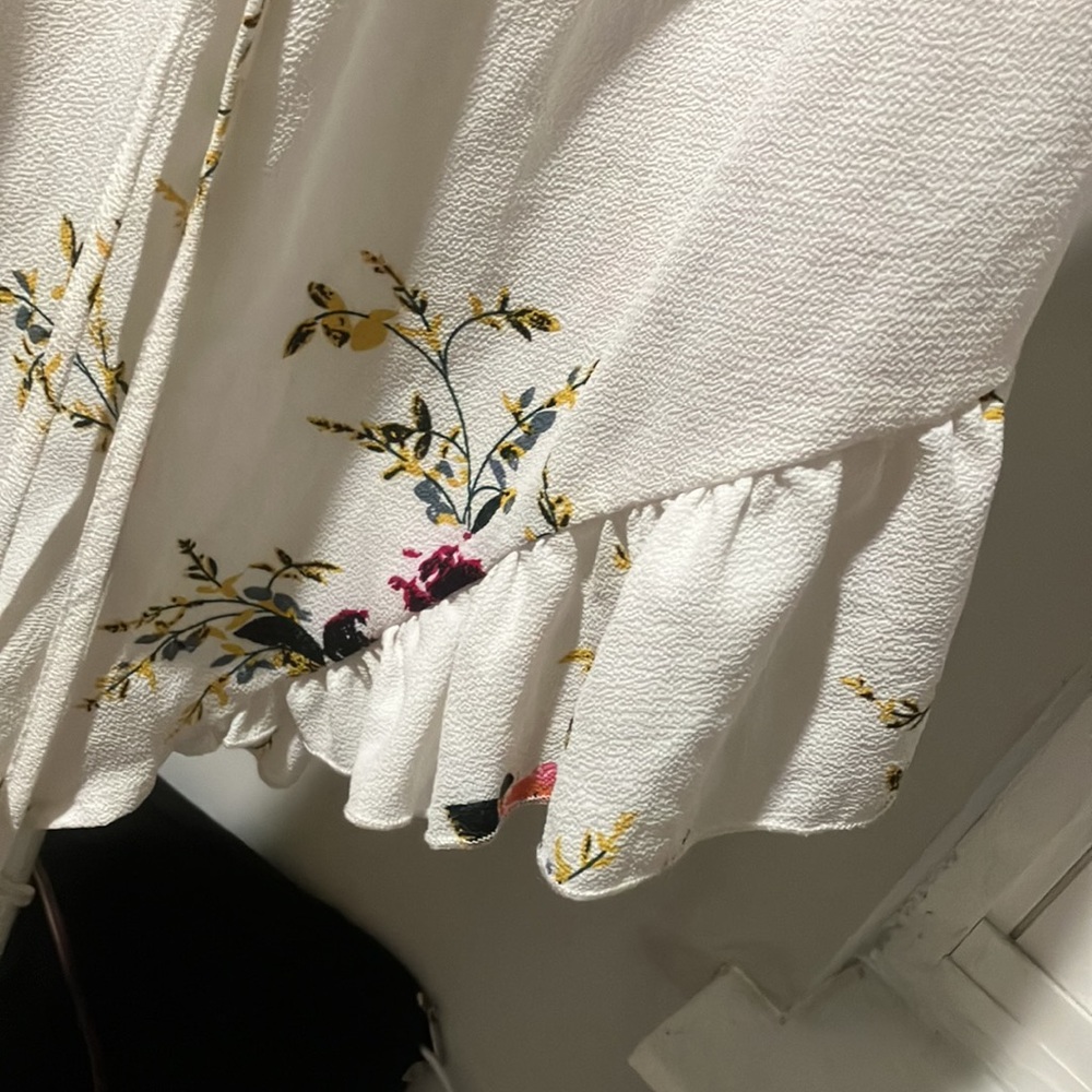 $5 Sale! Floral Halter Top Romper - Picture 5 of 7